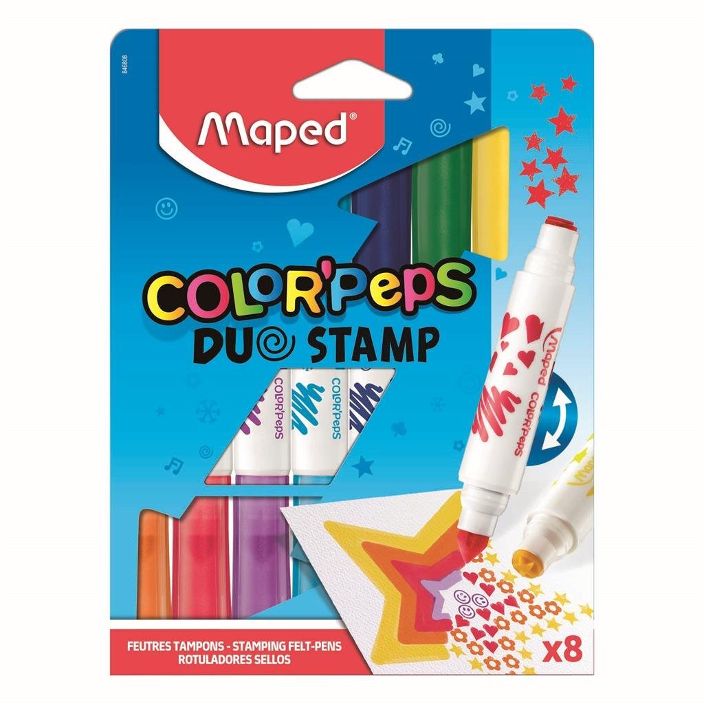 Maped color'peps duet flamastrów, 8 sztuk