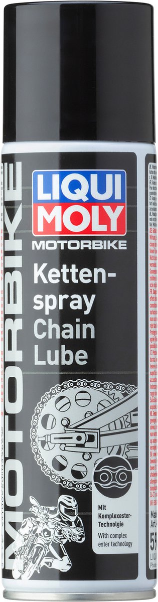 Smar do łańcuchów motocyklowych Liqui Moly 250 ml w pełni syntetyczny, wyjątkowo przyczepny i wodoodporny smar do łańcuchów
