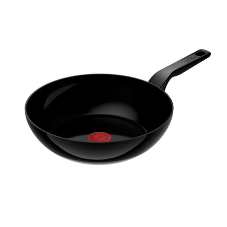 Naczynia Tefal Tefal renew czarna patelnia wok 28 cm czarna