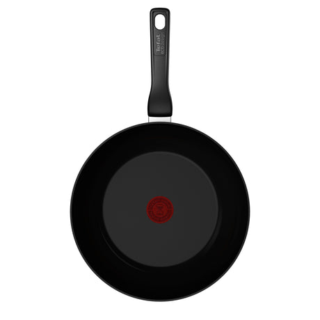 Naczynia Tefal Tefal renew czarna patelnia wok 28 cm czarna