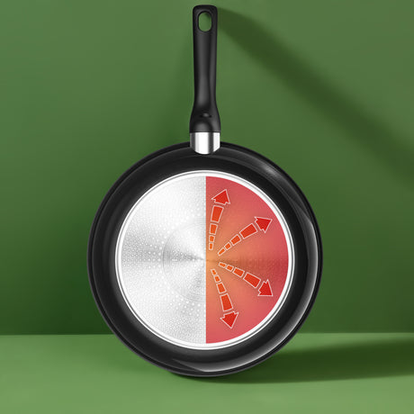 Naczynia Tefal Tefal renew czarna patelnia wok 28 cm czarna