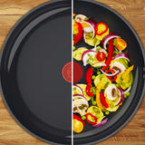 Czarna patelnia Tefal Change o średnicy 24 cm