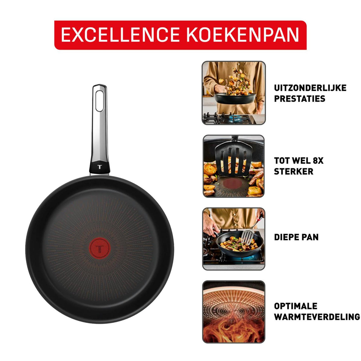 Patelnia Tefal Excellence o średnicy 20 cm