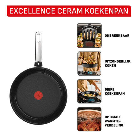 Ceramiczna patelnia Tefal Excellence o średnicy 20 cm