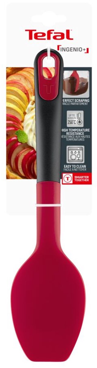 Tefal ingenio plus - silikonowa szpatułka do łyżek - ergonomiczna - trwała - wielofunkcyjna