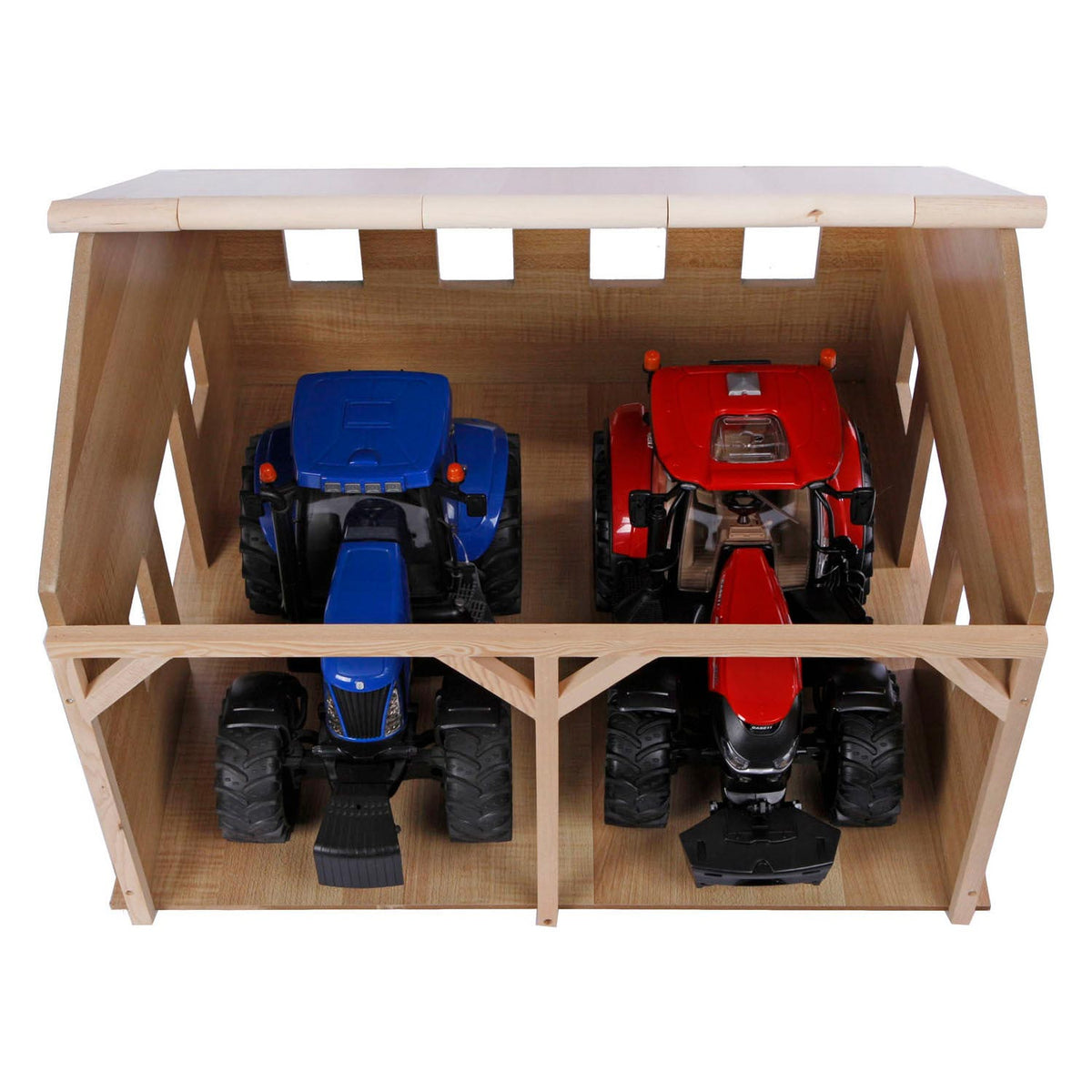 Kids Globe Shed na 2 ciągniki, 1:16