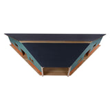 Kids Globe Globe Globe Shed Drewno na 2 ciągniki 1:16