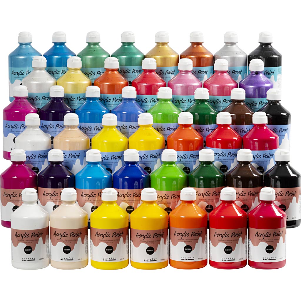 Https: www.cchobby.nl farba-akrylowa-różne-kolory-45x500-ml-1-pudełko