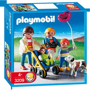 Wózek Playmobil z rodziną i psem - 3209