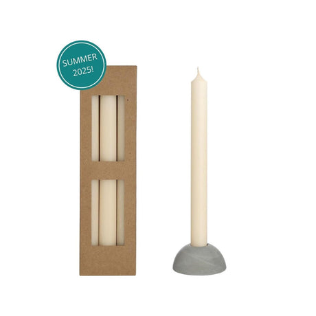 Ideas 4 pory roku świeca obiadowa bliss crã¨me zestaw 3 sztuk ã˜2,2xh25cm