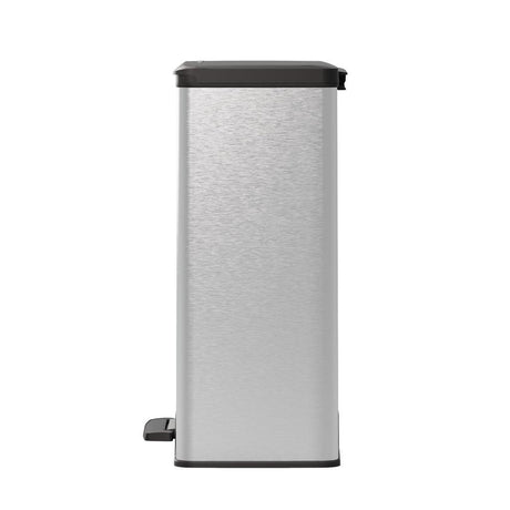 Curver Decobin Pedal Bin 65L Srebrny metalowy