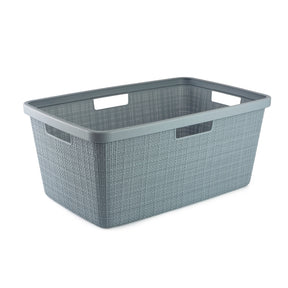 Curver Curver Jutowy kosz na bieliznę 46 litrów Smokey Grey