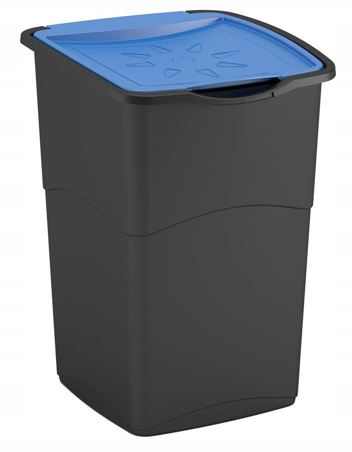 Curver vuilnis mand blauw koraal 47l