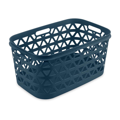 Kosz na bieliznę Curver oceana - 45l - 57,1x37,1x27,1cm - ciemnoniebieski