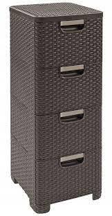 System szuflad Curver - 4x 14l - brązowy