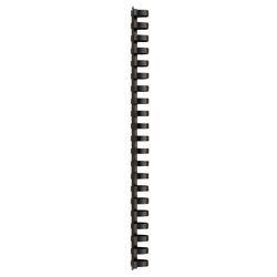 Grzbiety oprawy gbc plastikowe a4 19mm czarne 165 kartek