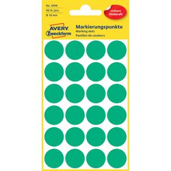 Oznaczenia punktów avery 3006 green 96 sztuk