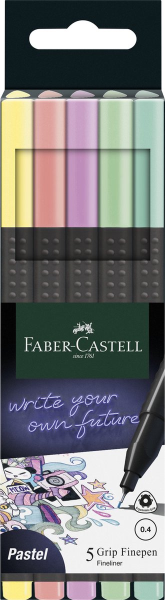 Rękojeść cienkopisu Faber-castell w kolorze szarym