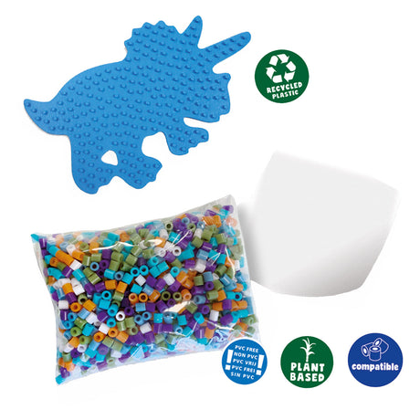 Ses Creative ses green beedz - zestaw koralików do naprasowania Dino Triceratops