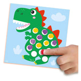 Ses moje pierwsze - palec palec farbuje dinos