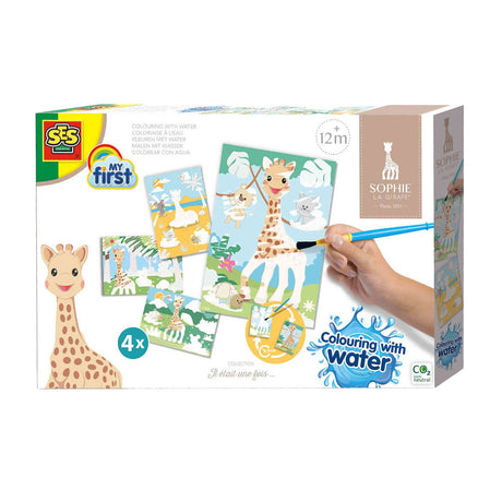 Ses Creative ses my First Sophie la Girafe - kolorowanie wodą
