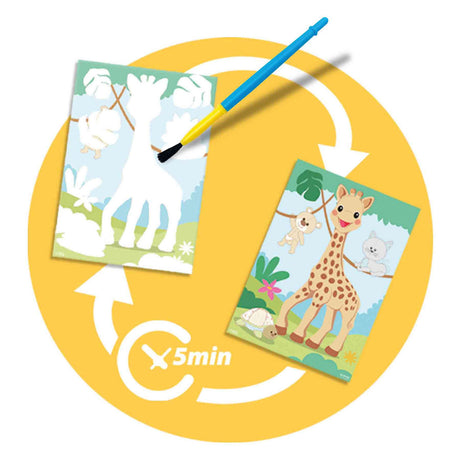Ses Creative ses my First Sophie la Girafe - kolorowanie wodą