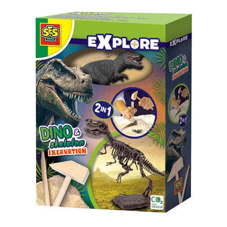 Ses eksploruj dino i szkielet wykopane 2in1 - t -rex
