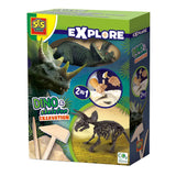 Ses eksploruj dino i szkielet wykopane 2in1 - Triceratops