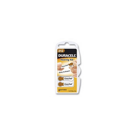 Bateria do aplikacji słuchowej Duracell da312 1,4 V
