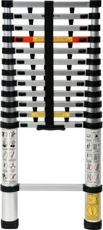 Vorel telescopische aluminiumladder 3,8m 13st