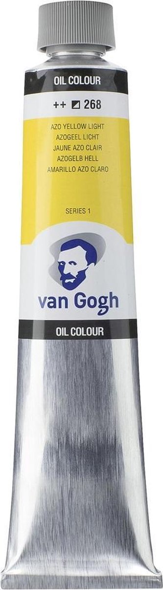 Tubka z farbą olejną Van Gogh 200 ml azo żółty jasny 268
