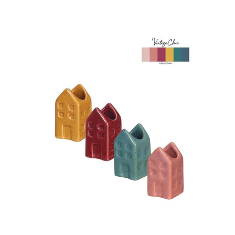 Pomysły 4 pory roku wazon na kwiaty dom amsterdam 3x3x8cm 4 różne