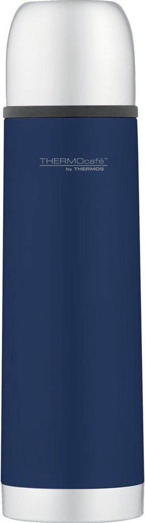 Butelka termosowa soft touch - 0,5 litra - niebieska