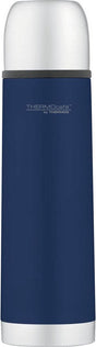 Butelka termosowa soft touch - 0,5 litra - niebieska