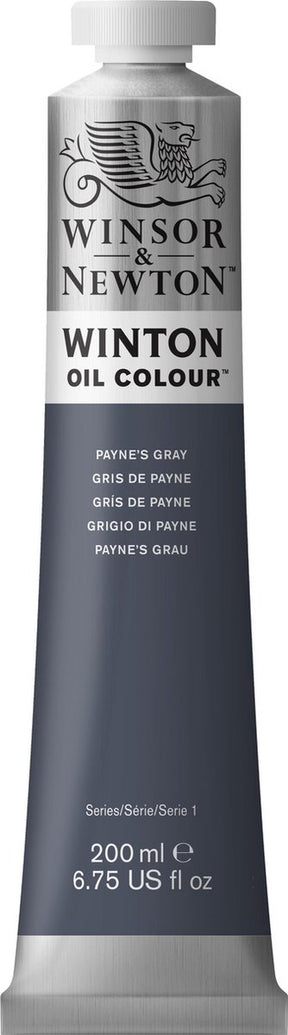 Winsor Newton Winton Farby olejne 200ml Payne's Grey