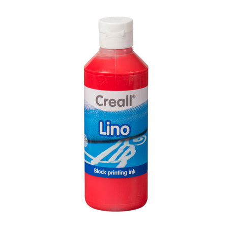Farba do nadruków Creall Lino Block jasnoczerwona, 250ml
