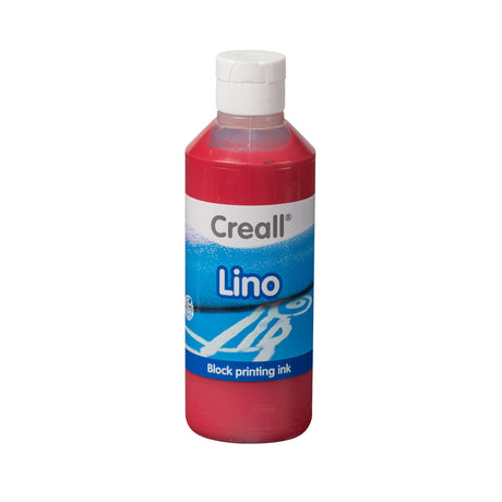 Farba do nadruków Creall Lino Block ciemnoczerwona, 250ml