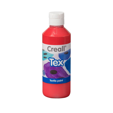 Farba tekstylna Creall czerwona, 250ml