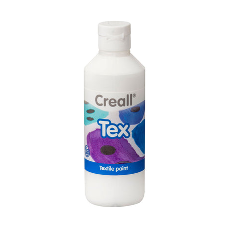 Farba tekstylna Creall biała, 250ml
