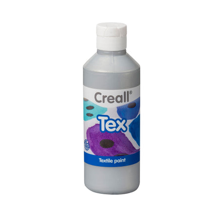 Farba tekstylna Creall srebrna, 250ml