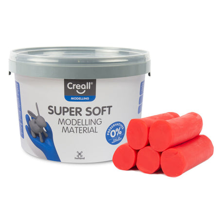 Creall supersoft glina czerwona, 1750gr.
