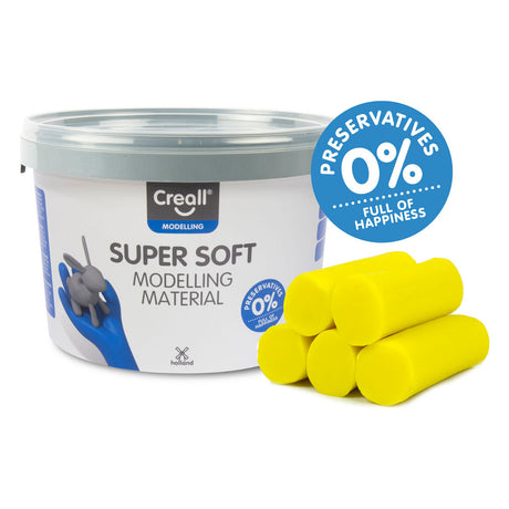 Creall supersoft glinka żółta, 1750gr.