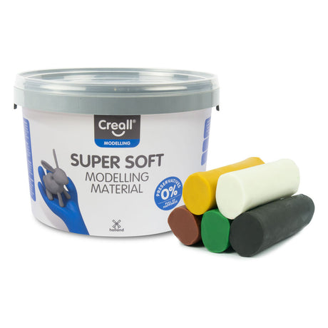 Creall supermiękkie glinkowe kolory safari, 1750gr.