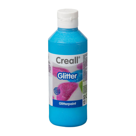 Farba brokatowa Creall niebieska, 250ml