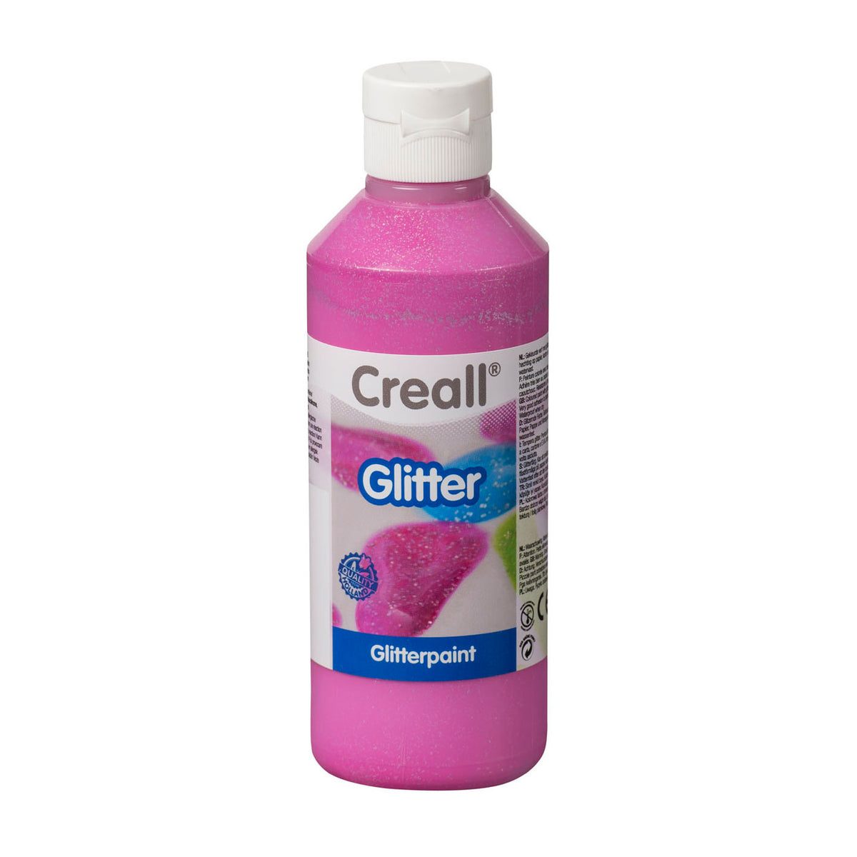 Farba brokatowa Creall różowa, 250ml