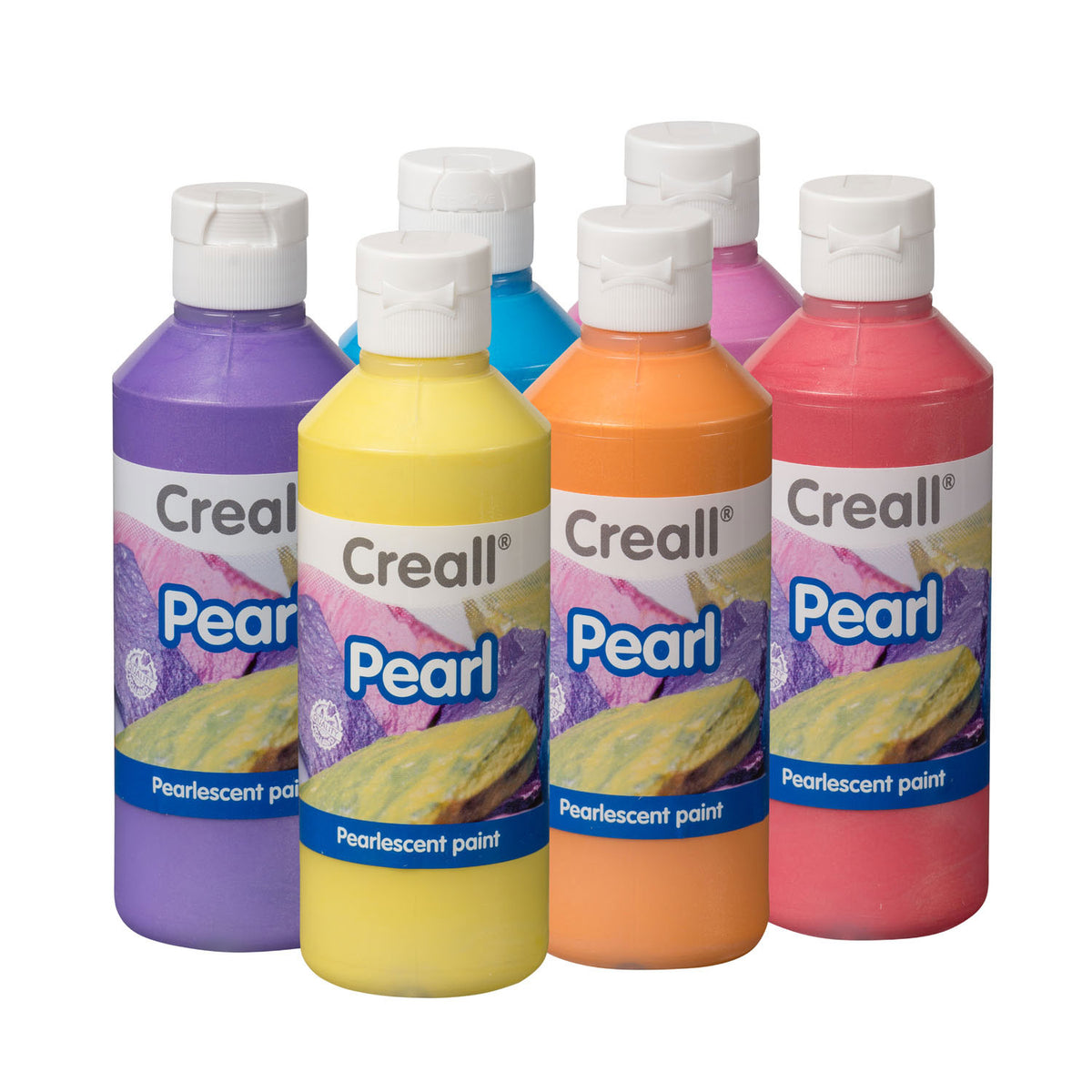 Farba Creall z masy perłowej, 6x250ml