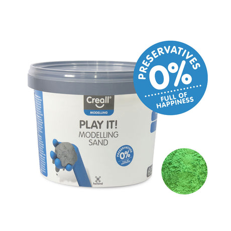Creall Play It Play Sand Green, 750gr.