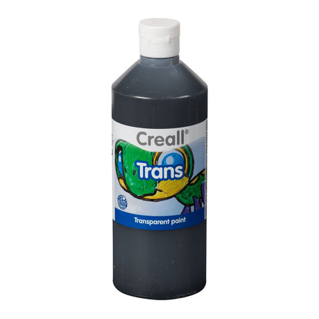 Farba okienna Creall trans czarna 500ml | 1 butelka
