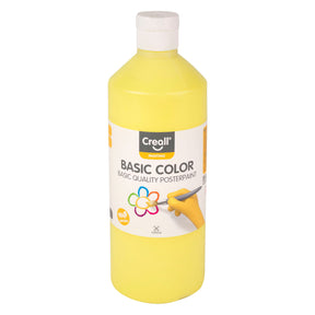 Farba szkolna Creall jasnożółta - 500ml