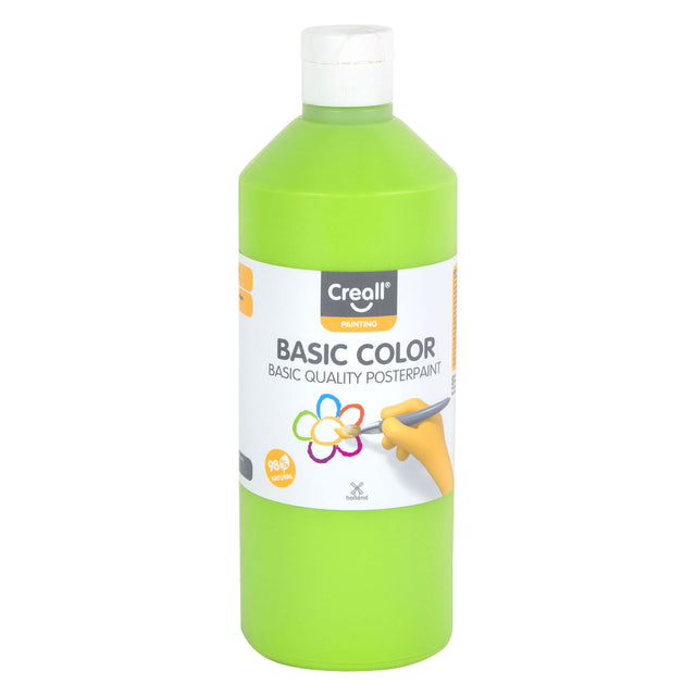 Farba szkolna Creall jasnozielona - 500ml